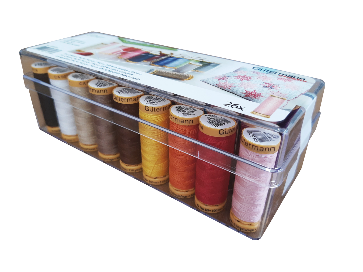 Hilo De Coser Gutermann Algodón C Nº 50 - 2000 M, 100% Algodón Egipcio Mercerizado, Ideal Para Acolchado Y Costura