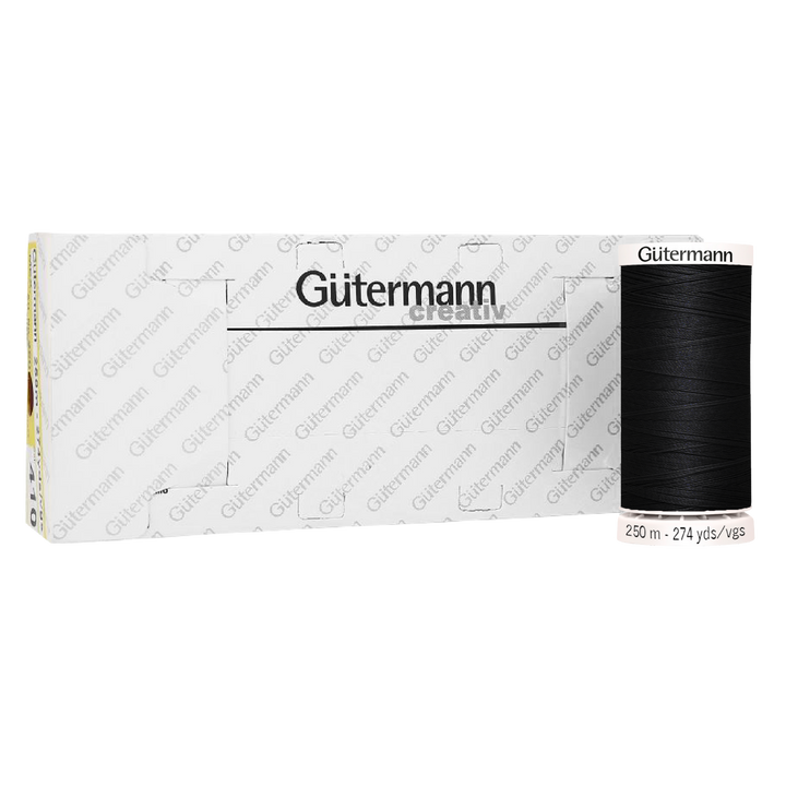 Hilo Gütermann Coselotodo Col. 010 de 250m caja con 5 carretes