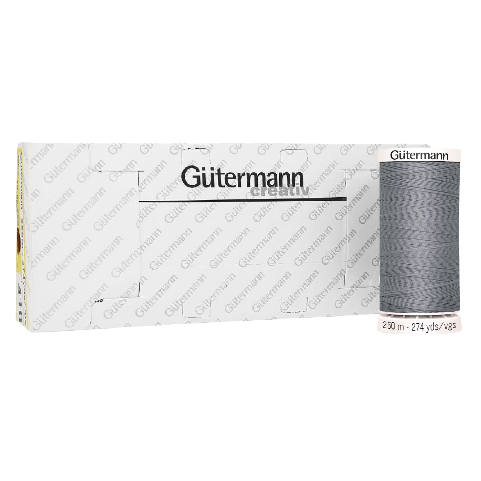 Hilo Gütermann Coselotodo Col. 102 de 250m caja con 5 carretes