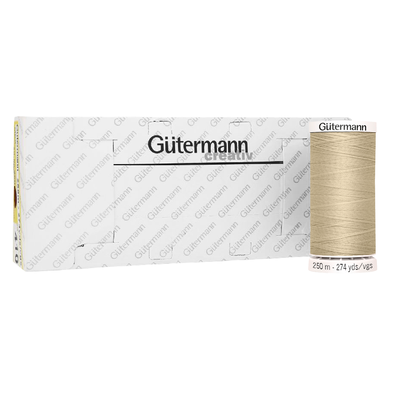 Hilo Gütermann Coselotodo Col. 500 de 250m caja con 5 carretes