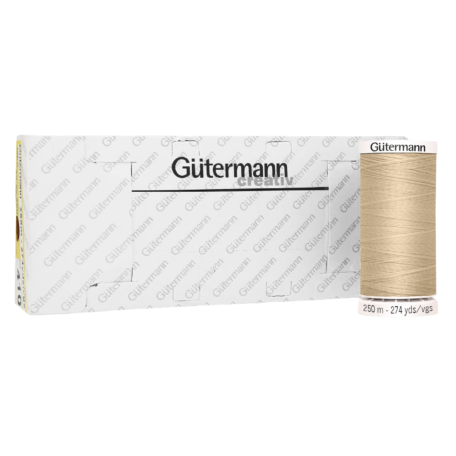 Hilo Gütermann Coselotodo Col. 501 de 250m caja con 5 carretes