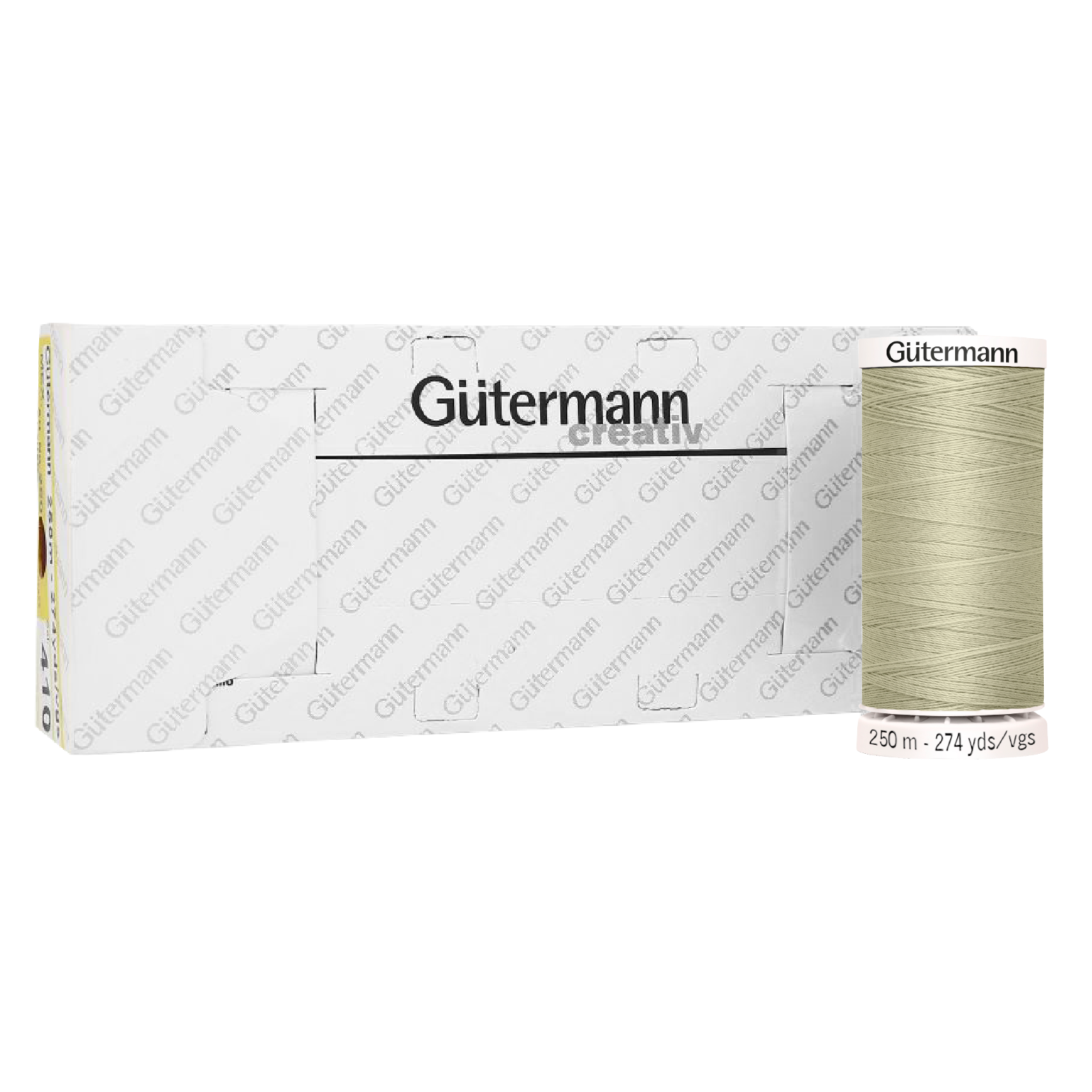 Hilo Gütermann Coselotodo Col. 522 de 250m caja con 5 carretes