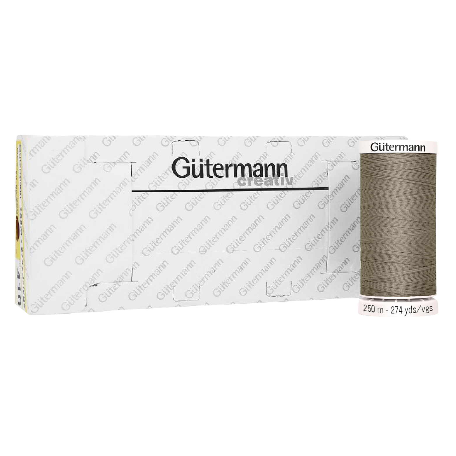 Hilo Gütermann Coselotodo Col. 524 de 250m caja con 5 carretes