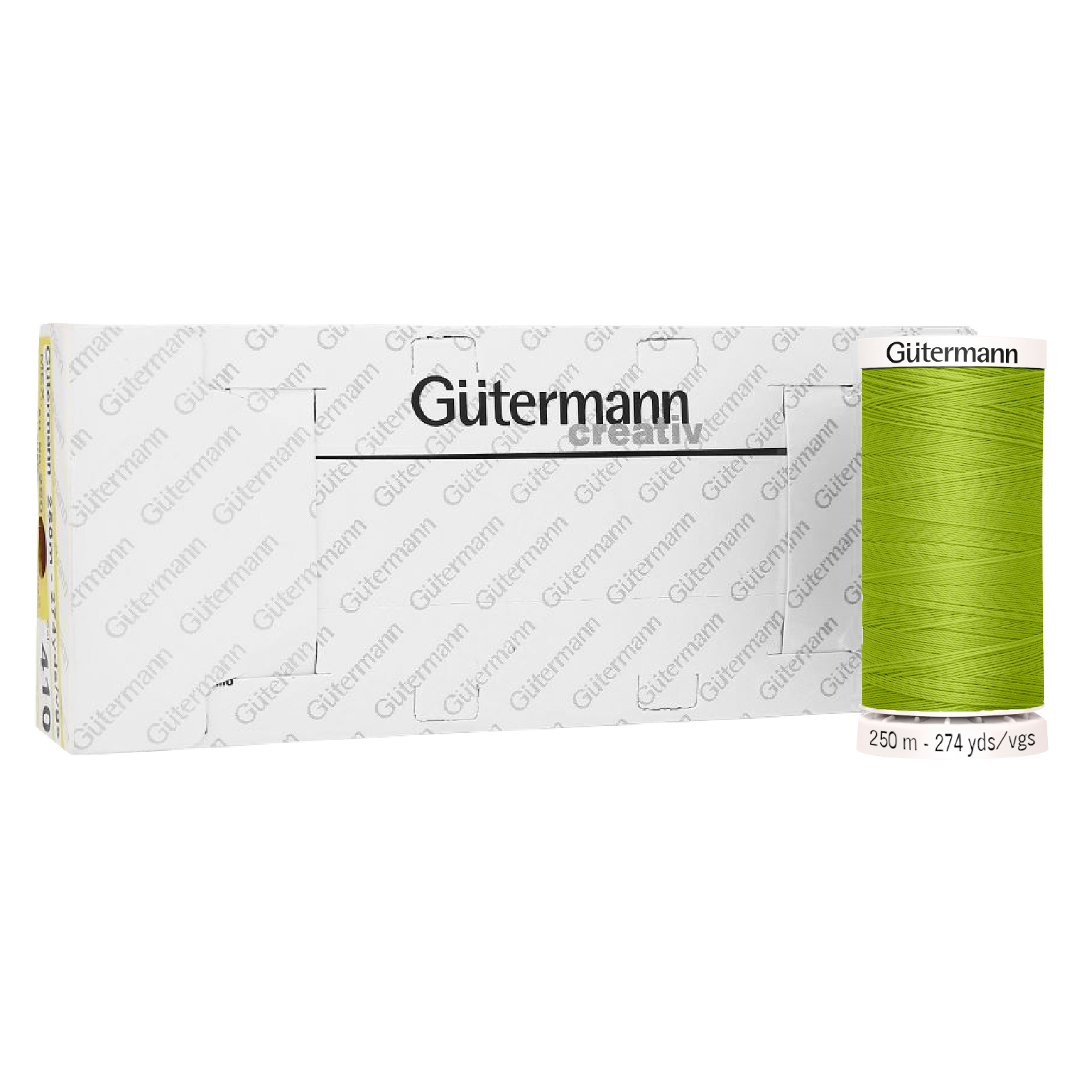 Hilo Gütermann Coselotodo Col. 712 de 250m caja con 5 carretes