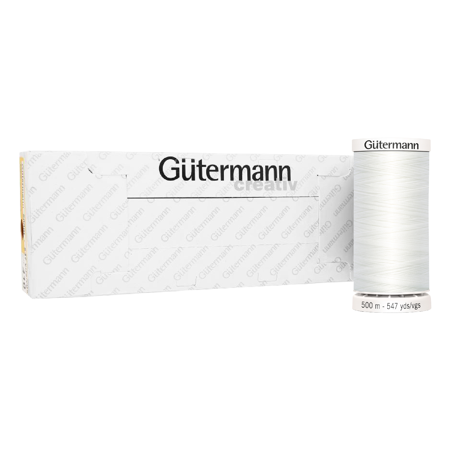 Color Blanco No. 20 - Caja con 5 carretes hilo Gütermann Coselotodo 500m