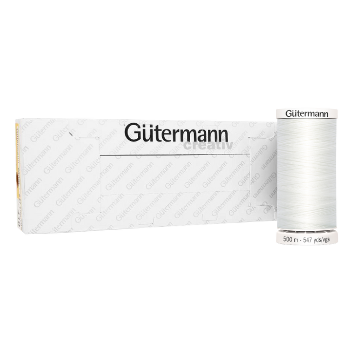 Hilo Gütermann Coselotodo Col. 020 de 500m caja con 5 carretes