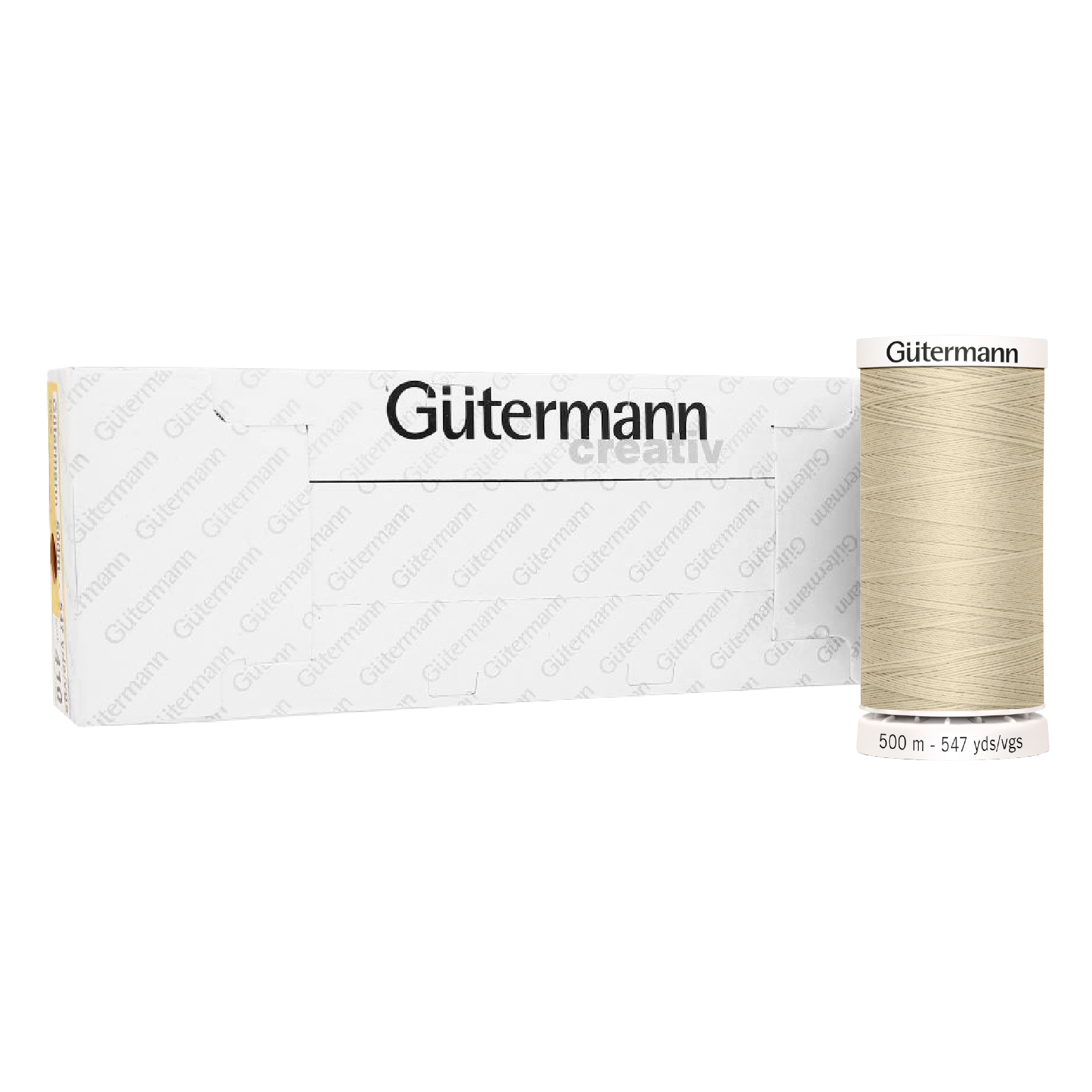 Hilo Gütermann Coselotodo Col. 030 de 500m caja con 5 carretes