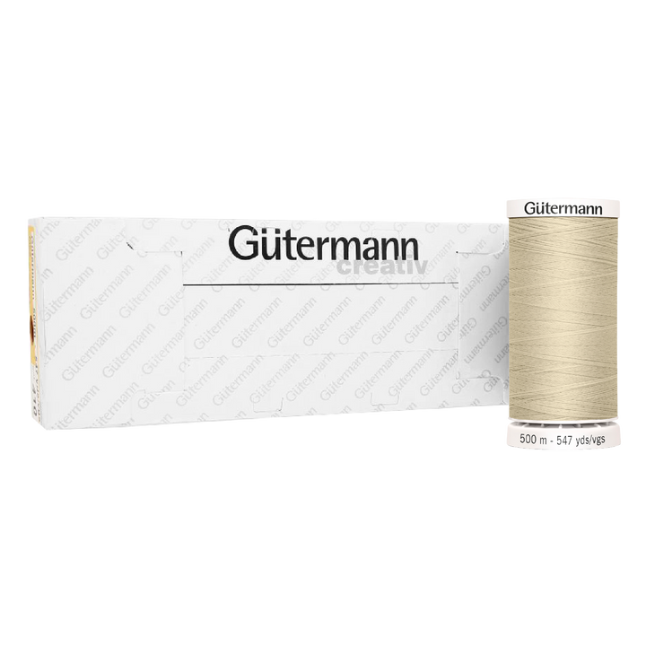 Hilo Gütermann Coselotodo Col. 030 de 500m caja con 5 carretes