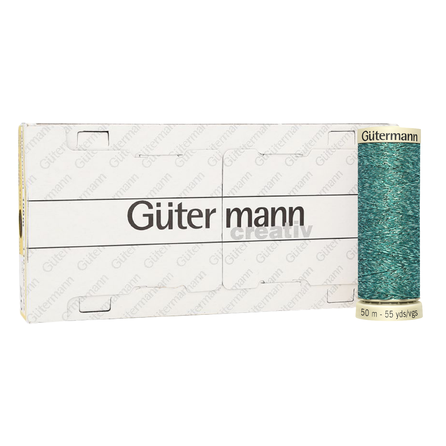 Hilo Gütermann Metalizado Col. 235 de 50m caja con 5 carretes