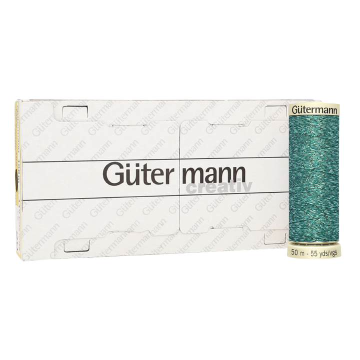 Hilo Gütermann Metalizado Col. 235 de 50m caja con 5 carretes